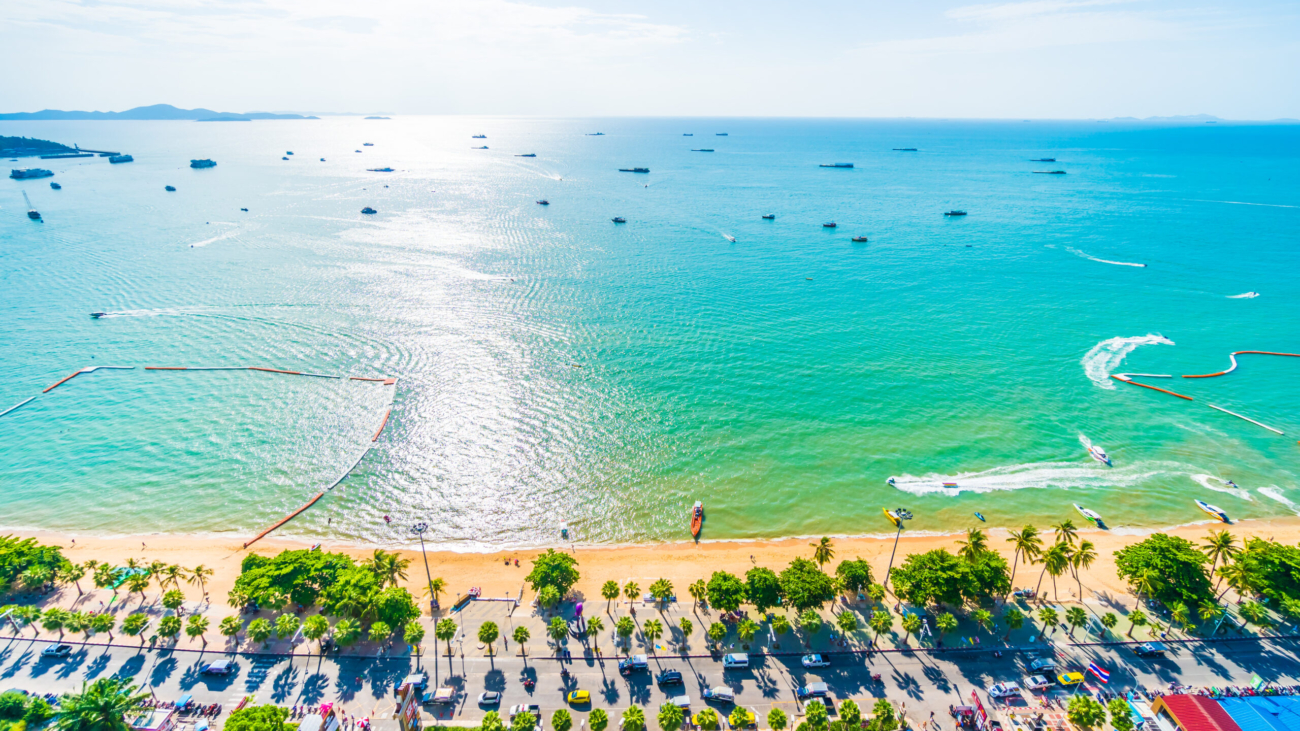 Pattaya city and bay